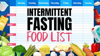 Top 10 Foods To Eat For Intermittent Fasting [upl. by Almallah]