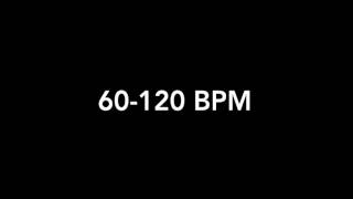 60120 BPM Accelerating Metronome [upl. by Benildis442]