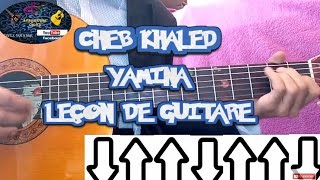 Cheb khaled yamina leçon de guitare cover الشاب خالد يا مينا [upl. by Hashimoto]