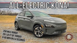 The 2022 Hyundai Kona Electric Is An Affordable Quick Long Range EV [upl. by Madge]