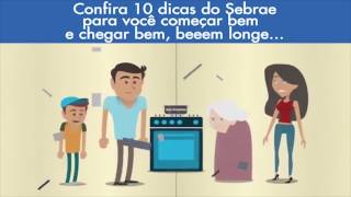 SEBRAE 10 dicas para começar certo [upl. by Ytrebil]