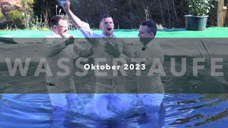 Wassertaufe Oktober 2023  FECG Aldingen [upl. by Gnous]