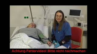 Fehlervideo Blutdruck messen [upl. by Joletta]