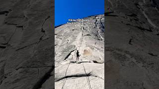 The most EPIC hike in California  Half Dome in Yosemite National Park via barbaradaylan on IG [upl. by Alabaster]