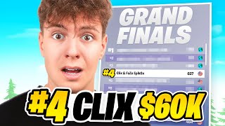 Clix 4TH PLACE FNCS Grand Finals 🏆 60000 [upl. by Aitercal]