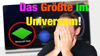 Die MINECRAFTWELT und Galaxien im Größenvergleich  Der Physiklehrer [upl. by Ardien]