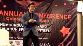 The Toastmasters Relationship D51 Humorous Speech Contest [upl. by Sabas486]