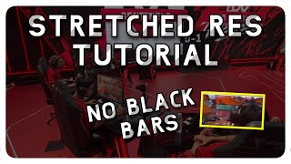 Stretched Res in VALORANT Tutorial  NO BLACK BARS [upl. by Reivax253]