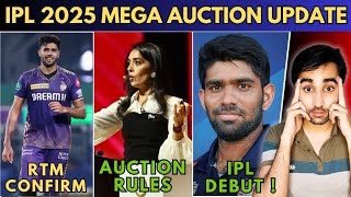 IPL 2025 Mega Auction RTM Rules😲 Saurabh Netravalkar IPL Team  Retained Players  KKR  RCB  CSK [upl. by Anitreb]