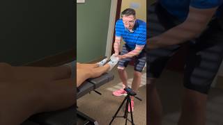 Ungluing squished joints glued pulling toes feet orlandoflorida chiropractor shorts [upl. by Monah]