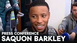 Eagles Press Conference Saquon Barkley Nakobe Dean and More  September 12 2024 [upl. by Pettit]