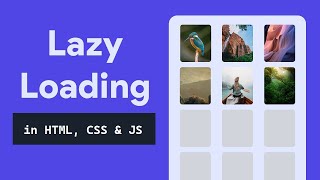 How to improve the way images load on a website  HTML CSS amp JavaScript [upl. by Eissehc]