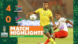 HIGHLIGHTS  South Africa 🆚 Namibia TotalEnergiesAFCON2023  MD2 Group E [upl. by Bettencourt189]