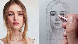 Draw a Stunning Girls Portrait Using the Loomis Method Step by Step Guide [upl. by Jona]