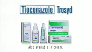 Tioconazole Trosyd Lotion quotAnnequot 30s  Philippines 2001 [upl. by Polk]