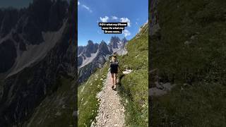 Best hike in the Dolomites 🏔️ SAVE THIS PLACE FOR LATER dolomites dolomiti italy italia [upl. by Ennayelsel]