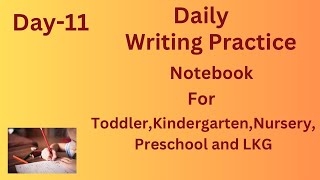 Daily Practice Notebook for 35 year old  Activities for NurseryLKGKindergarten [upl. by Nnylirak]