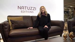 Natuzzi Editions – B908 Brown Leather Sofa Set  1933 Furniture Company [upl. by Dale]