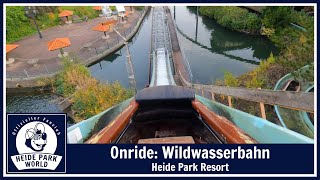 Onride quotWildwasserbahnquot im Heide Park Resort 2023  POV 4K 60FPS [upl. by Sekoorb]