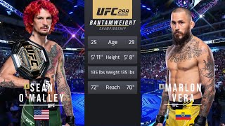 SEAN OMALLEY VS MARLON VERA 2 FULL FIGHT UFC 299 [upl. by Banky]