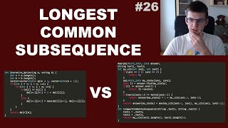 Longest Common Subsequence  Recursive and Iterative DP LeetCode Day 26 [upl. by Isla]