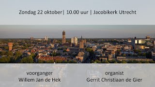 Dienen in vol vertrouwen  live kerkdienst 22 oktober  1000 uur [upl. by Krever]