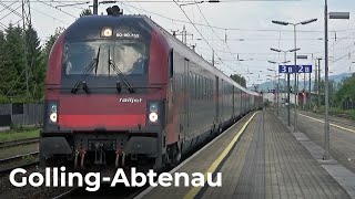 Osterreichisch Züge Vlog 82  Golling Abtenau Bahnhof 21052023 [upl. by Rita946]