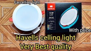 Havells panel light  best quality celling light Havells panel light [upl. by Fancy]