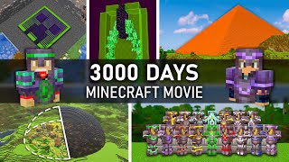 3000 Days of Survival Minecraft FULL MOVIE [upl. by Joann]