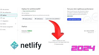 How To Update Website In Netlify  Update Existing Website Update Netlify [upl. by Ribble]