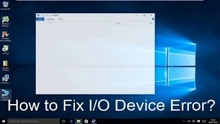 How to Fix IO Device Error Windows 10 StepbyStep Guide [upl. by Gredel]