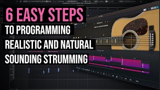 6 Easy Steps to Programming Realistic Acoustic Guitar Strums  Ample Guitar Martin [upl. by Harlow531]