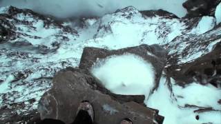 【BASE JUMP】Valery Rozov jumps from Ushba Mountain [upl. by Odranar110]