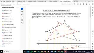 Desarrollo de exámenes de Geometría Descriptiva UPN  WhatsApp  921905139 [upl. by Ricard]