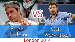 Federer フェデラー VS Wawrinka ワウリンカ [upl. by Adnawot151]