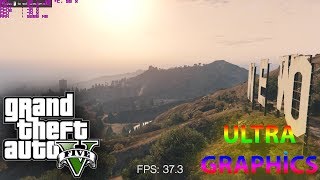 Intel Pentium G4400 GTX 1050 Ti GTA 5  Ultra Graphics [upl. by Zanze73]