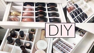 DIY 😍 PERFEKTE IKEA ALEX MAKE  UP ORGANISATION 😍 AUFBEWAHRUNG [upl. by Fisken]