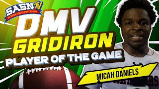 DMV Gridiron Interviews Linebacker Micah Daniels [upl. by Westley]