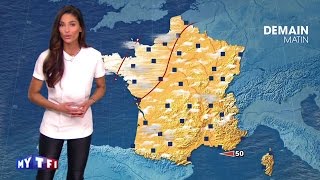 La première météo de Tatiana Silva la nouvelle présentatrice TF1 [upl. by Nosylla]