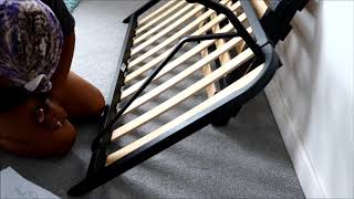 HOW TO PUT TOGETHER AN IKEA LYCKSELE 2 SEATER SOFA BED DIY [upl. by Alahc]