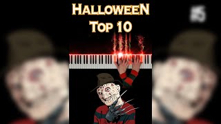 Halloween Top 10  Freddy Krueger Theme Song Piano Version 5 [upl. by Nuy190]