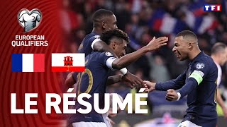 France  Gibraltar résumé des Qualif EURO 2024  LINCROYABLE MATCH RECORD DES BLEUS 😱🇫🇷 [upl. by Kcirrej]