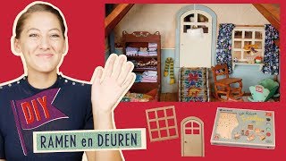 Knutselen amp DIY  Ramen en Deuren  Muizenhuis Meubelkit [upl. by Seel]