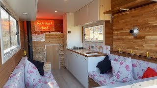 How To Convert a Luton Box Van Into an OffGrid Camper  Tiny Home [upl. by Euqinu963]