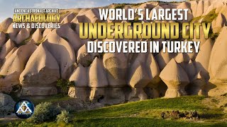 Worlds Largest Underground City Discovered in Turkey [upl. by Pelage]