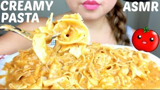 No Talking ASMR Creamy Tomato amp CHEESY Egg Noodles 먹방 Eating Sounds suellASMR [upl. by Ahtivak]