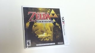 The Legend of Zelda  A Link Between Worlds 3DS Unboxing [upl. by Eulau409]