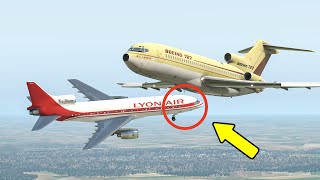 B727 Almost Collide Midair After Take Off  XPlane 11 [upl. by Atinra769]