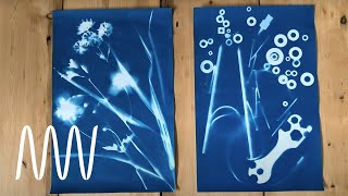 Cyanotype prints for beginners  National Museums Liverpool [upl. by Stodder]