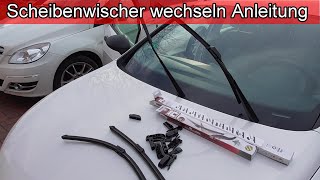 Seat Ibiza Scheibenwischer wechseln beim Auto  Scheibenwischerblätter Adapter tauschen Anleitung [upl. by Cornelius530]